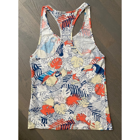 WESC | Tropical Print Racerback Tank Top - Picture 2 of 8